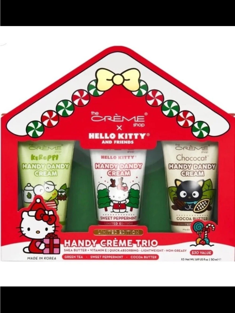 Handy Crème Trio - Red/White Gift Set